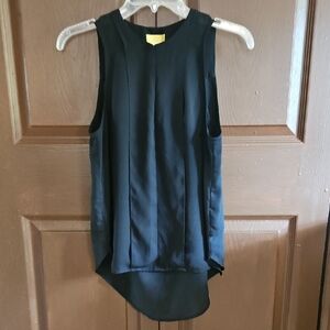 Maeve Black V-Neck Top